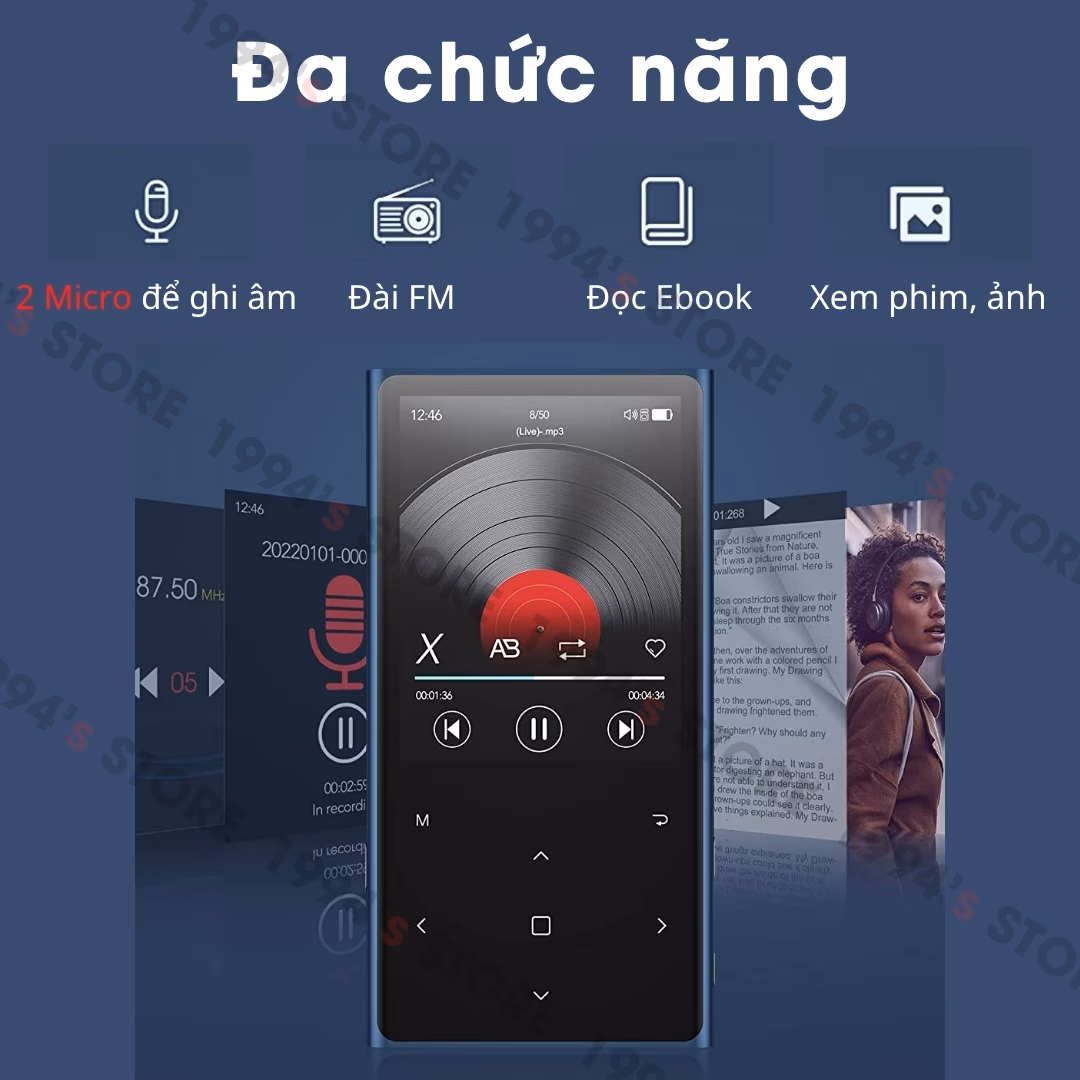 máy nghe nhạc bluetooth 5.3 giá tốt