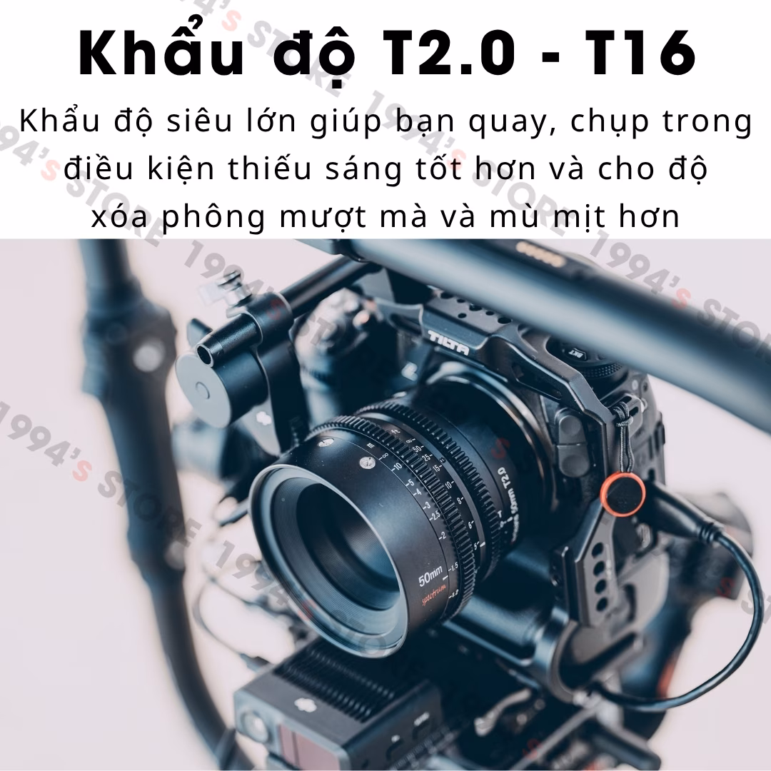 Ống kính Cine 7Artisans 50mm T2.0 giá tốt