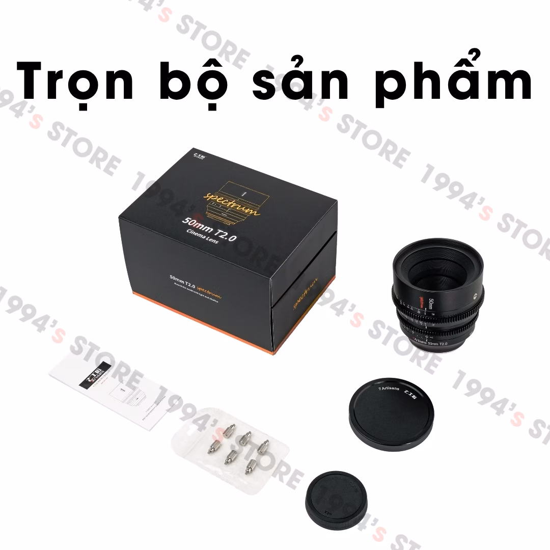 Ống kính quay phim xóa phông 50mm T2.0