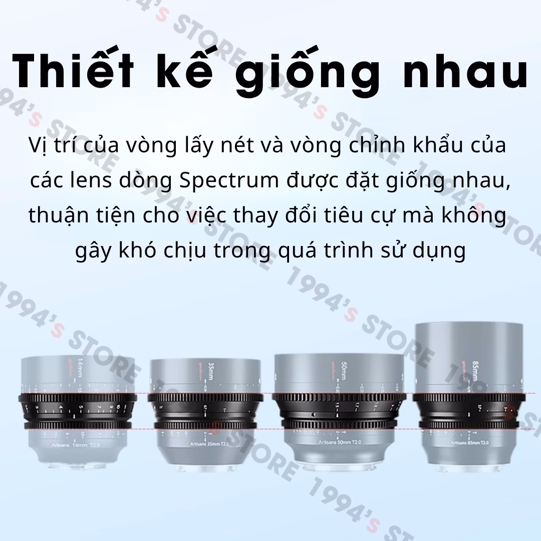 7Artisans 14mm T2.9 Spectrum Cine Full-Frame Chính Hãng