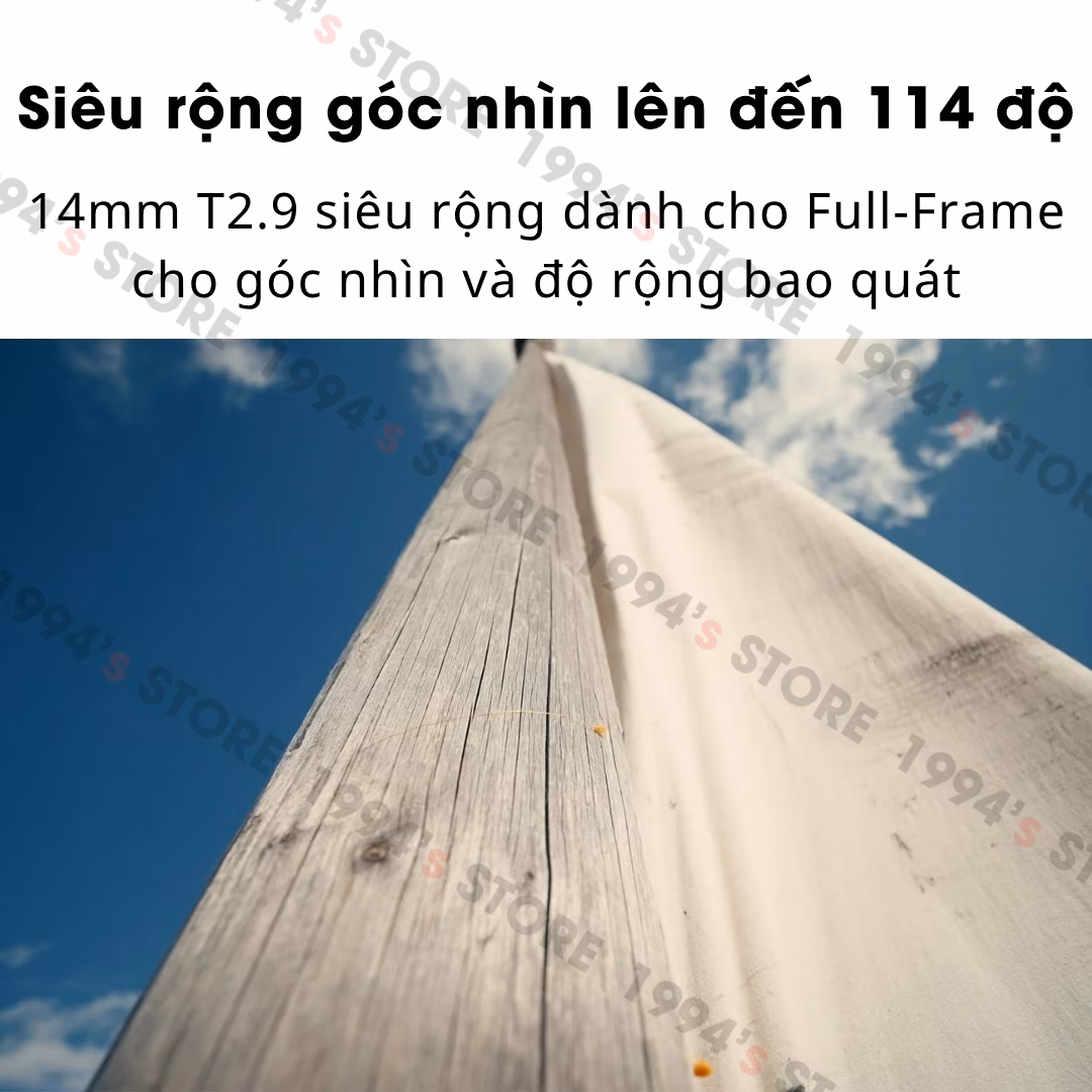 7Artisans 14mm T2.9 Spectrum Cine Full-Frame Chính Hãng