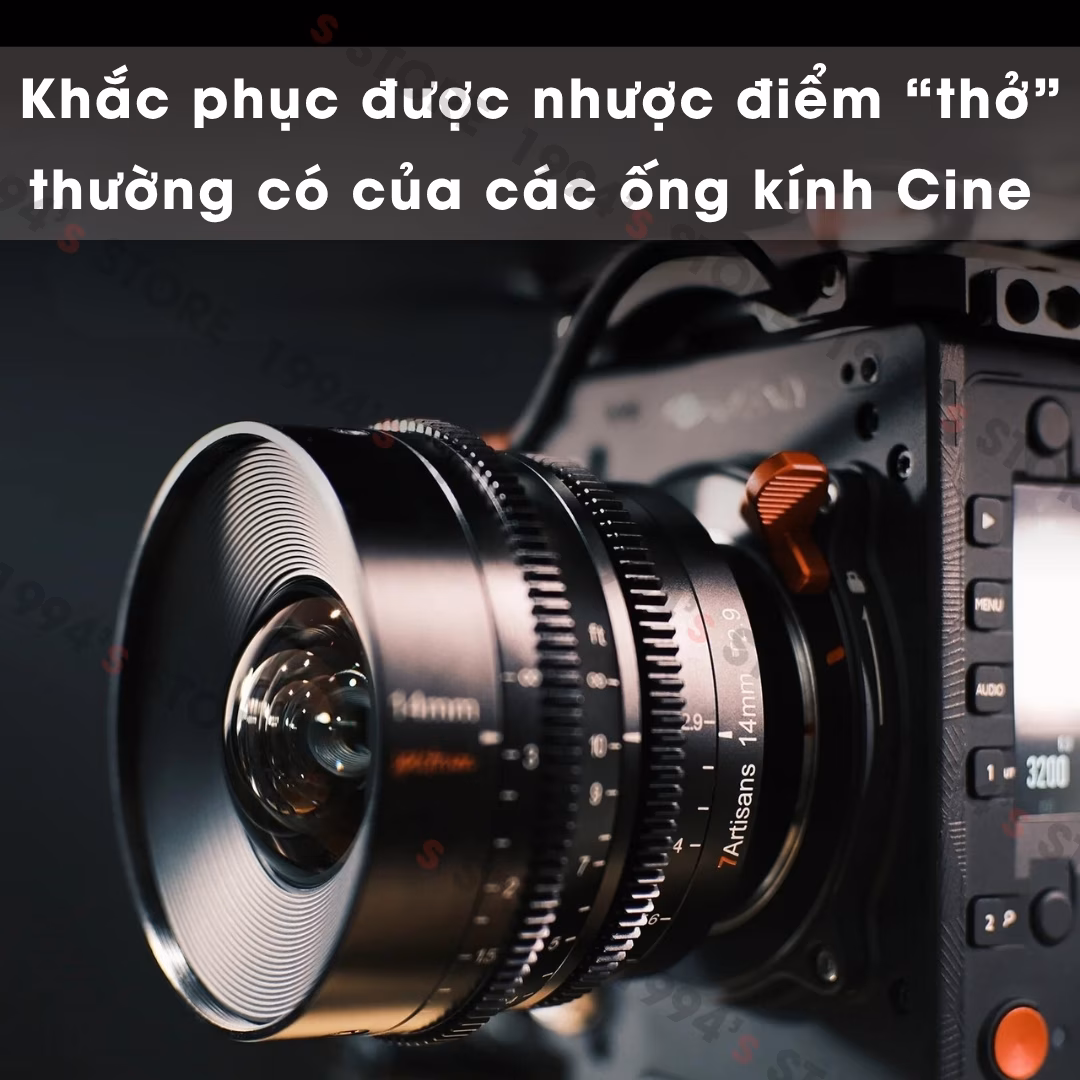 7Artisans 14mm T2.9 Spectrum Cine Full-Frame Chính Hãng