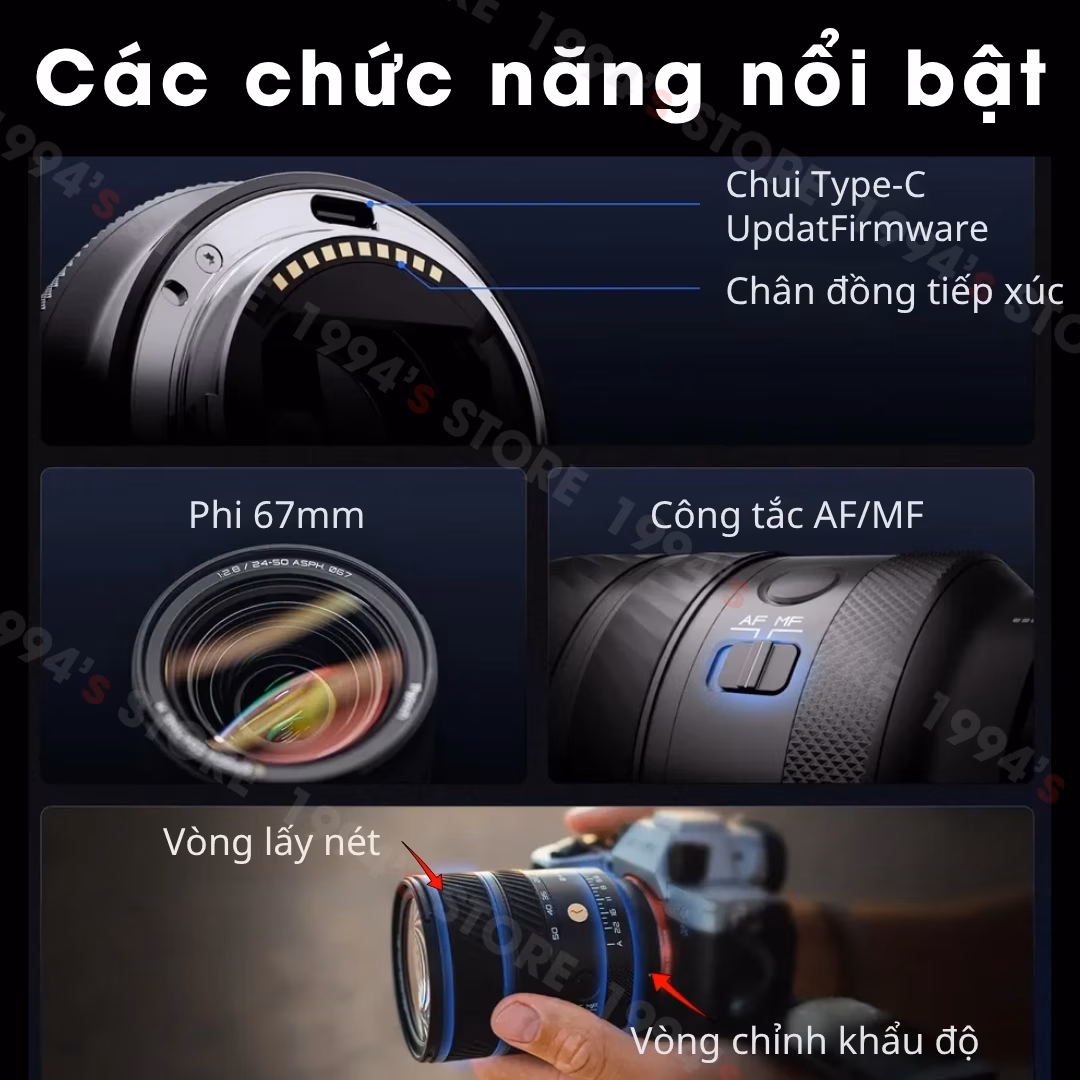 Ống Kính Thypoch Voyager 24-50mm F2.8 AF Internal Zoom Full-Frame
