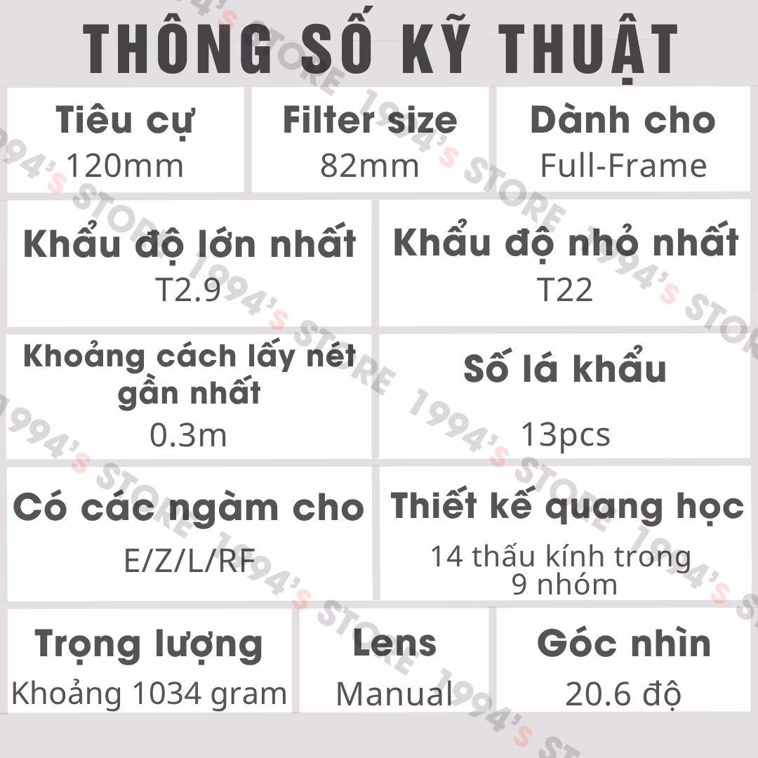 lens quay phim quảng cáo sản phẩm