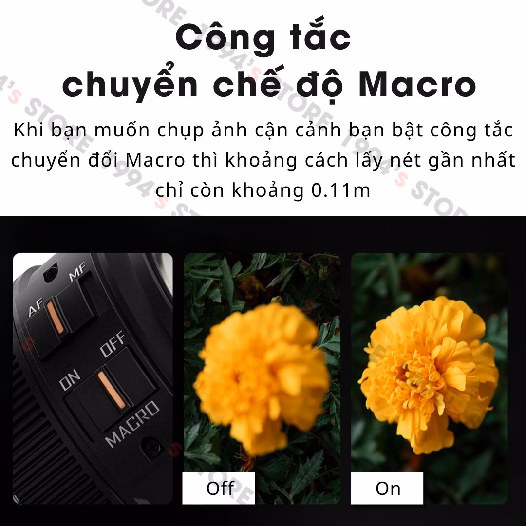 Ống kính Yongnuo 12-35mm F2.8-F4 Lens Zoom Auto Focus cho Olympus, Panasonic, Lumix ngàm M4/3