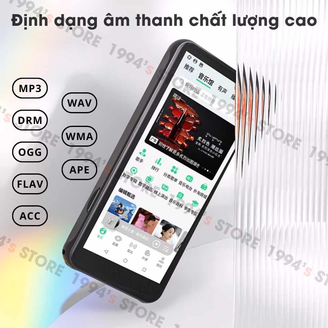 máy nghe nhạc xem video