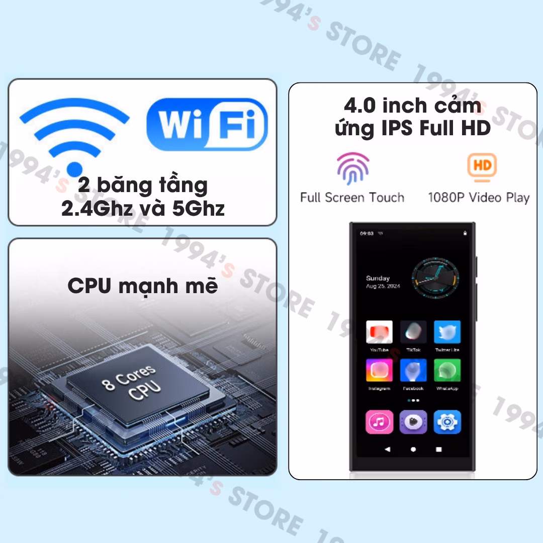 máy nghe nhạc có wifi bluetooth