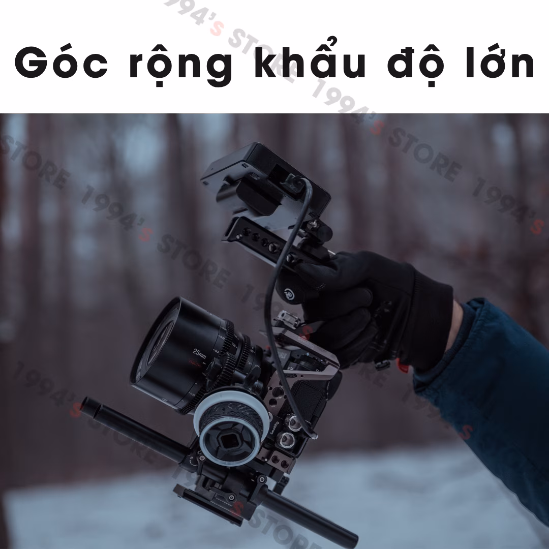 Ống kính 7Artisans 25mm T1.05 Vision Cine cho Fuji/Sony/Nikon/Canon/Leica/M43