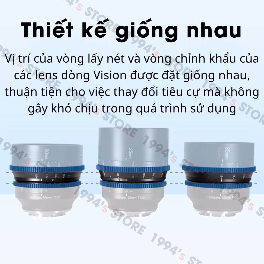 7Artisans 35mm T1.05 Vision Cine Chính Hãng
