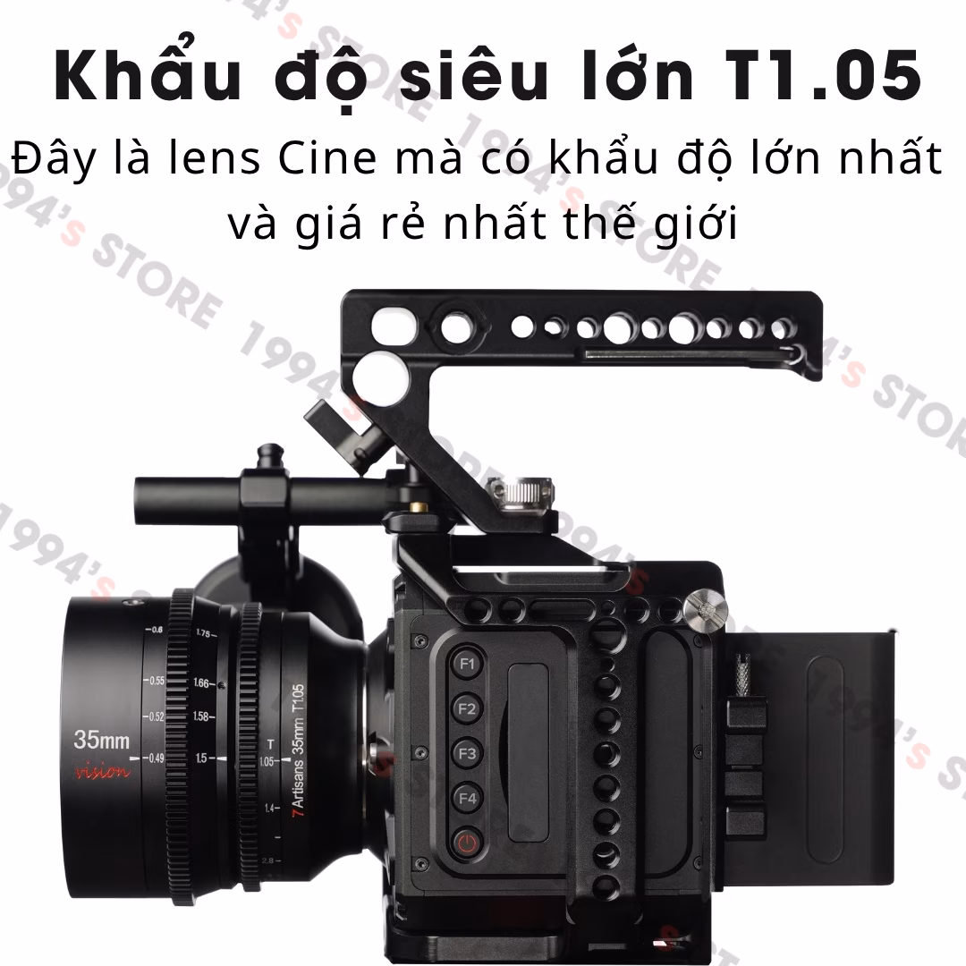 7Artisans 35mm T1.05 Vision Cine Chính Hãng