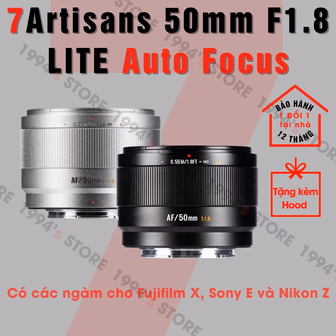 7Artisans 50mm F1.8 AF Lite - Chân Dung Xóa Phông