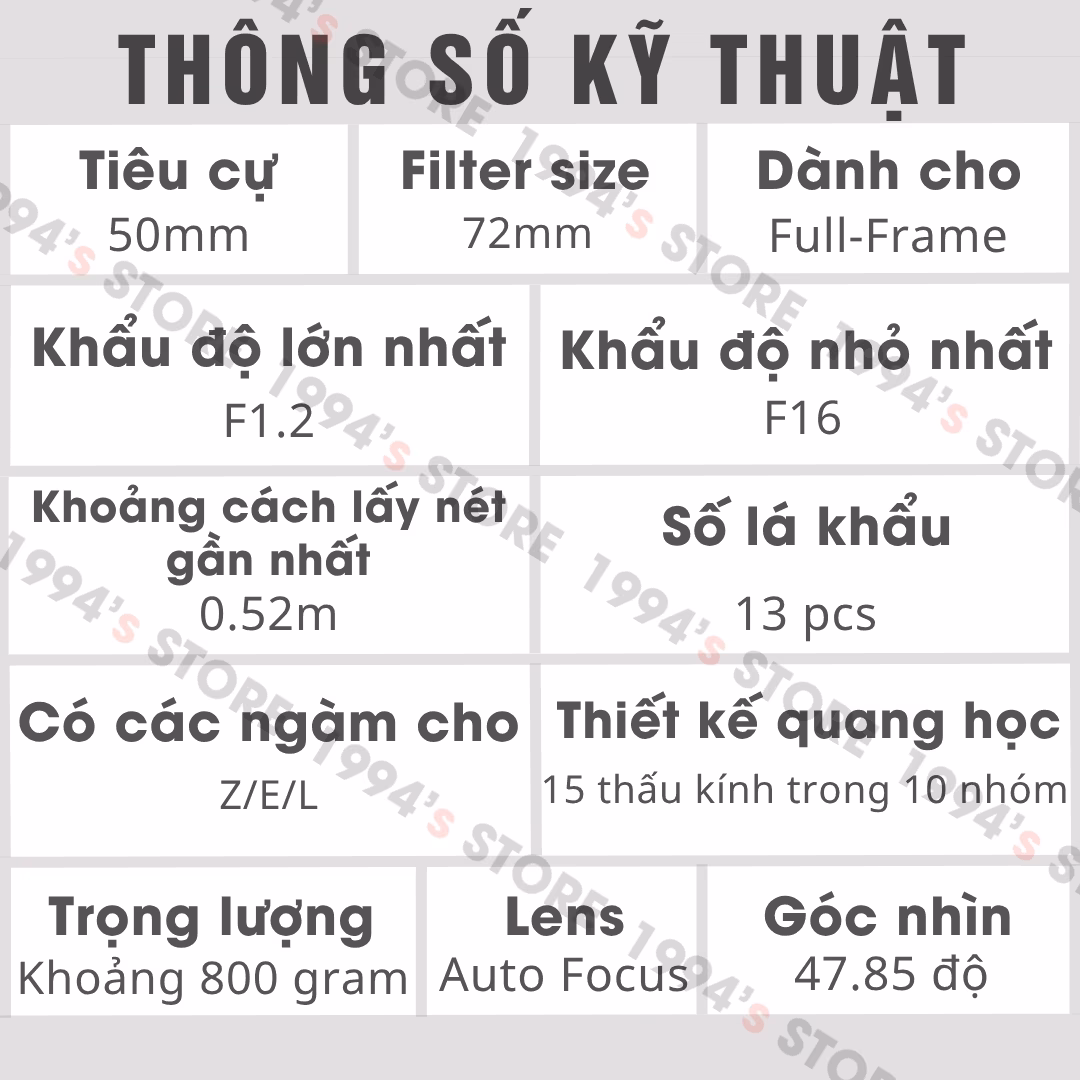 Đánh giá SongRaw M-Simplify 50mm F1.2