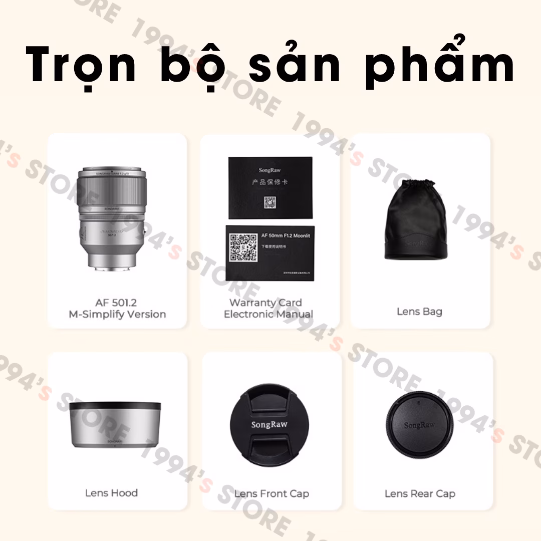 Ống kính khẩu lớn F1.2 cho ngàm L