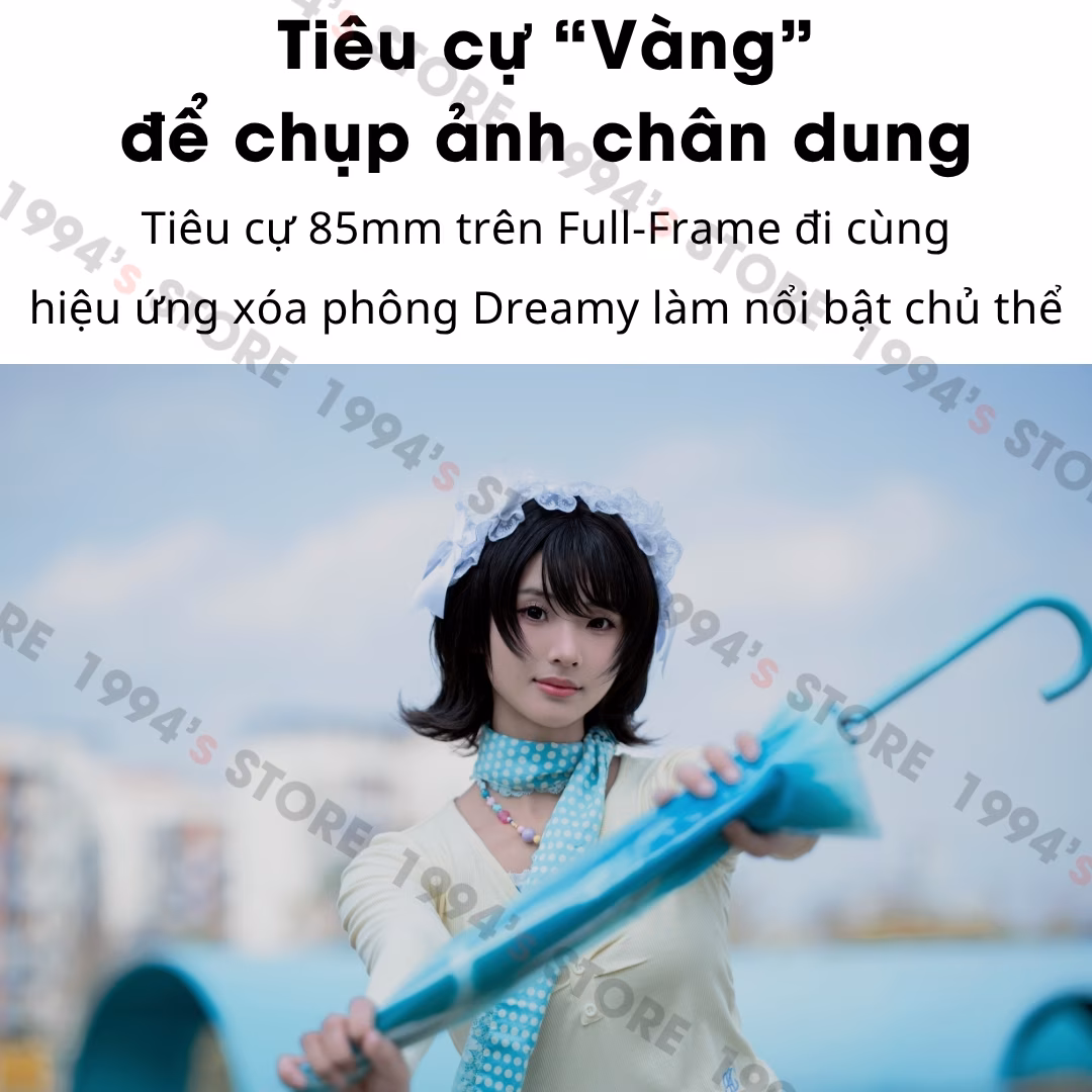 Ống kính Vistilen 85mm F1.8 Pro AF Full Frame cho Canon R/RF