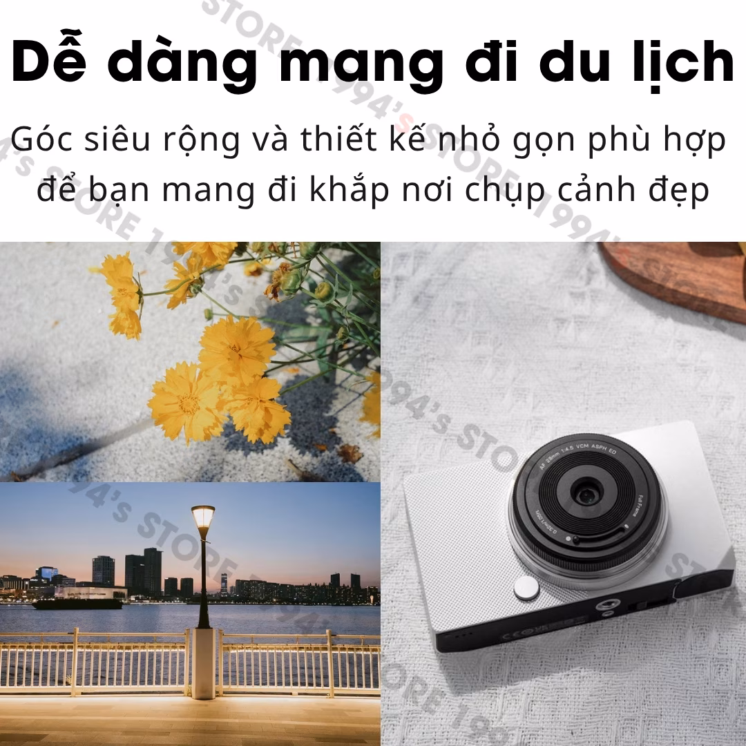 Ống Kính Viltrox 28mm F4.5 AF Chip Cho Sony E, Nikon Z, Fujifilm X và Leica L