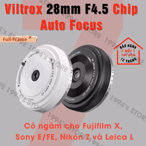 Ống Kính Viltrox 28mm F4.5 AF Chip for Full-Frame và Crop APS-C