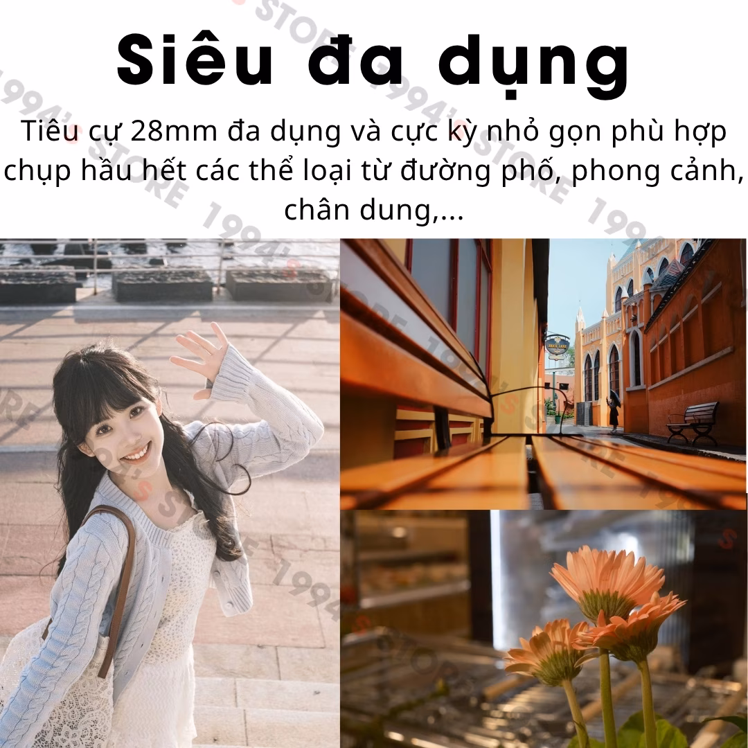 Ống Kính Viltrox 28mm F4.5 AF Chip Cho Sony E, Nikon Z, Fujifilm X và Leica L