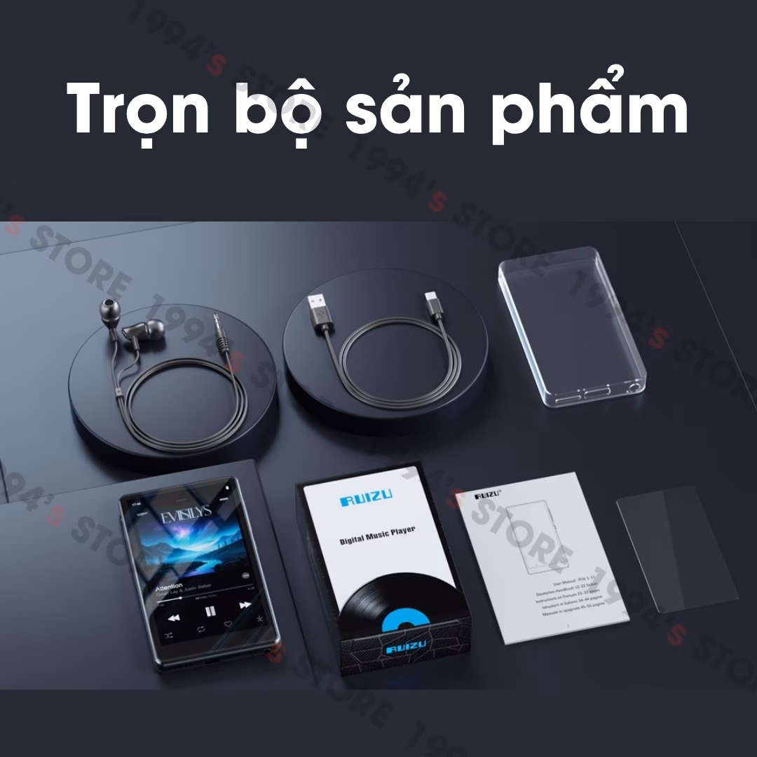 đánh giá máy nghe nhạc ruizu m45