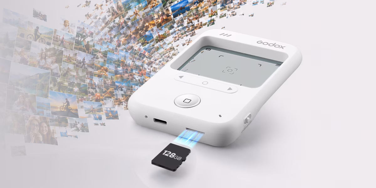 Máy Ảnh Mini Godox C100 Kính Ngắm Trong Suốt - Tích Hợp Máy Đo Sáng Cho Máy Phim