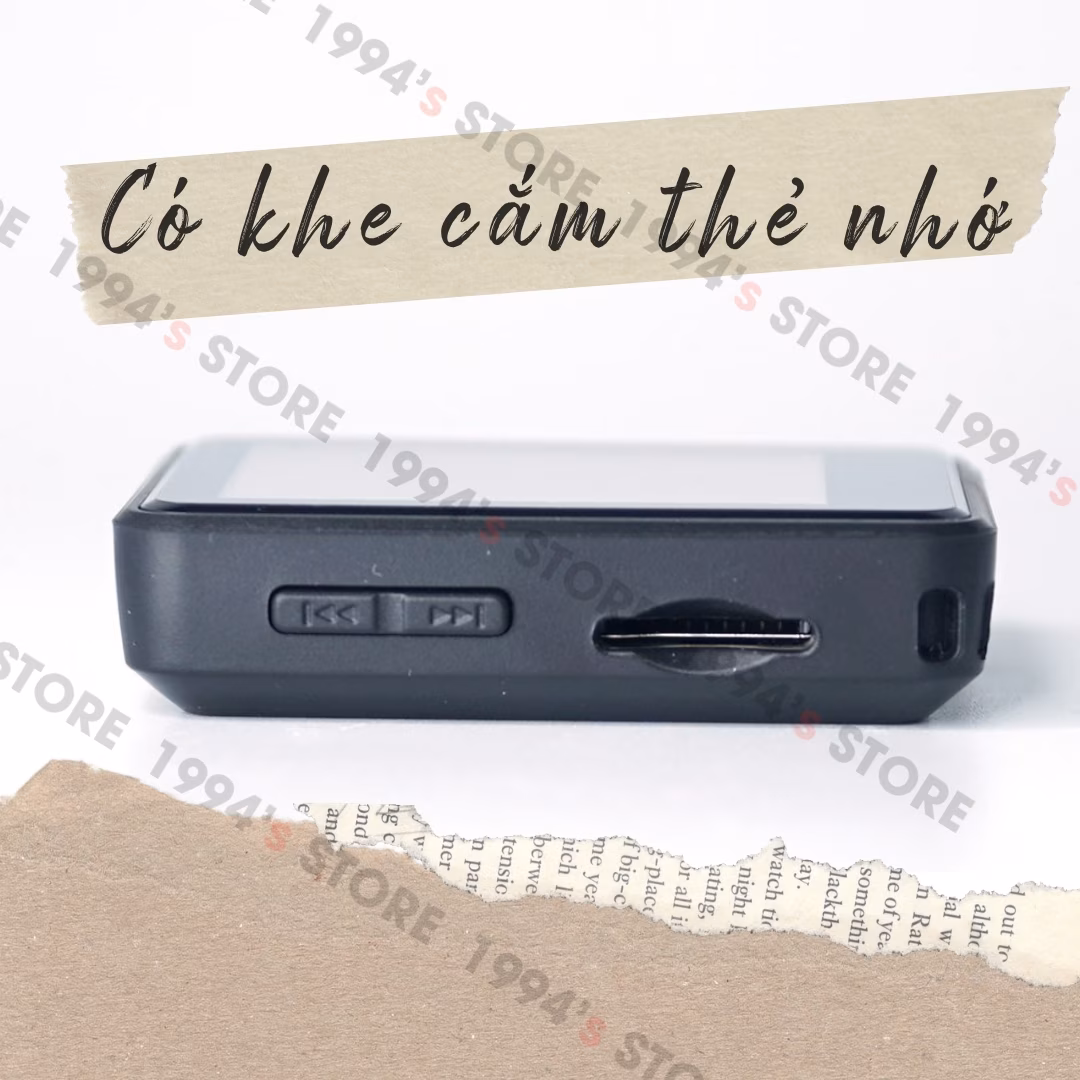 máy nghe nhạc hỗ trợ thẻ nhớ 128gb