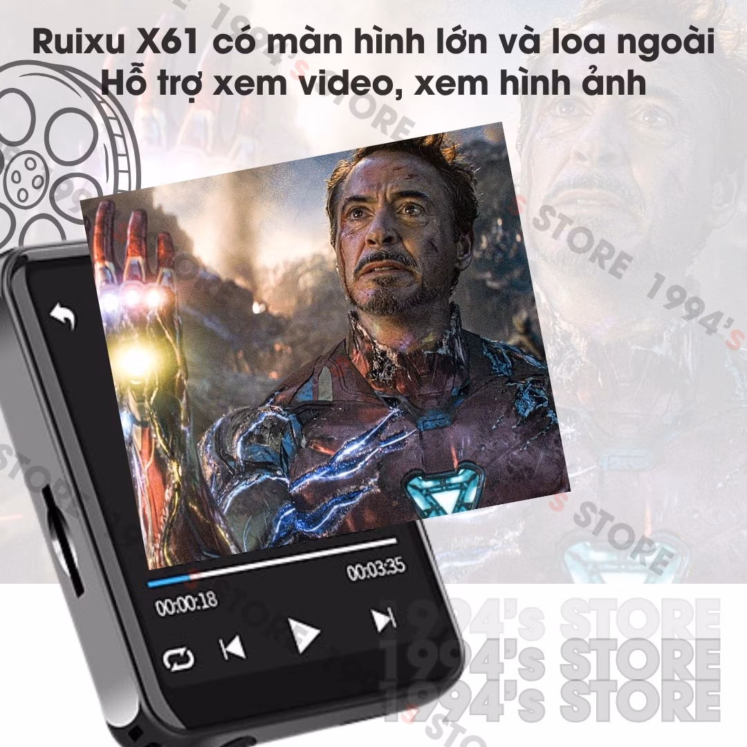 máy nghe nhạc ruizu x61 4gb
