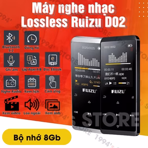 Máy Nghe Nhạc Bluetooth Ruizu D02 Có Loa Ngoài - Học Tiếng Anh