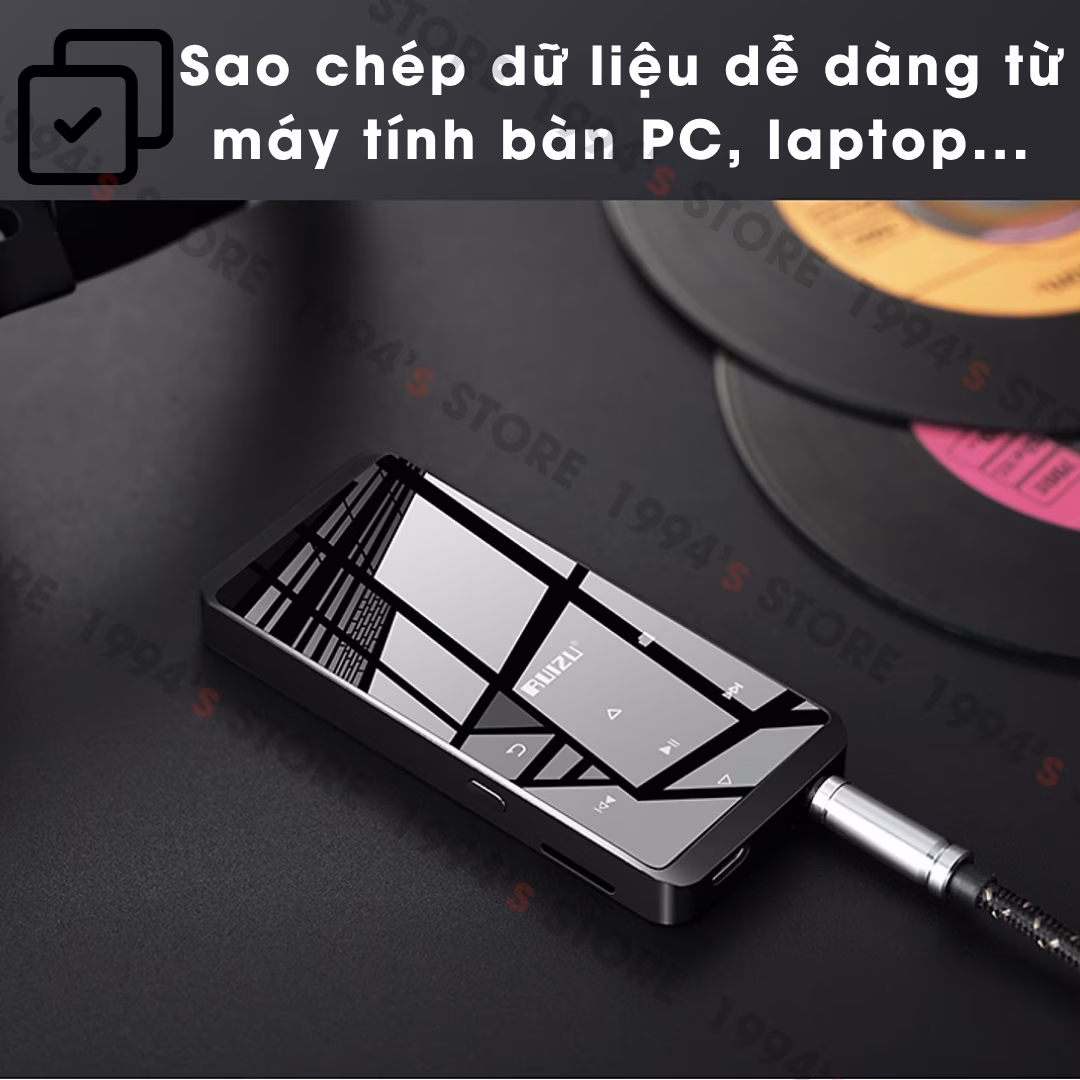 Máy Nghe Nhạc Bluetooth Ruizu D02 Có Loa Ngoài - Học Tiếng Anh