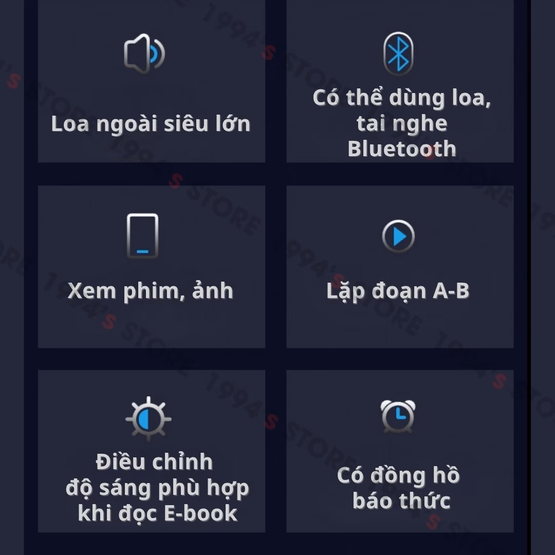 Máy Nghe Nhạc Học Tiếng Anh Ruizu D16 32Gb Màn Hình 2.4 Inch | Lặp Đoạn A-B