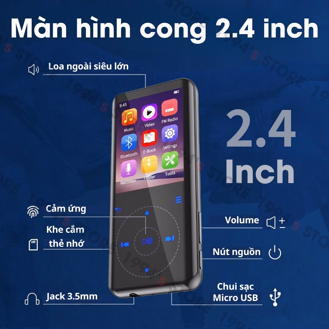 máy nghe nhạc ruizu d25