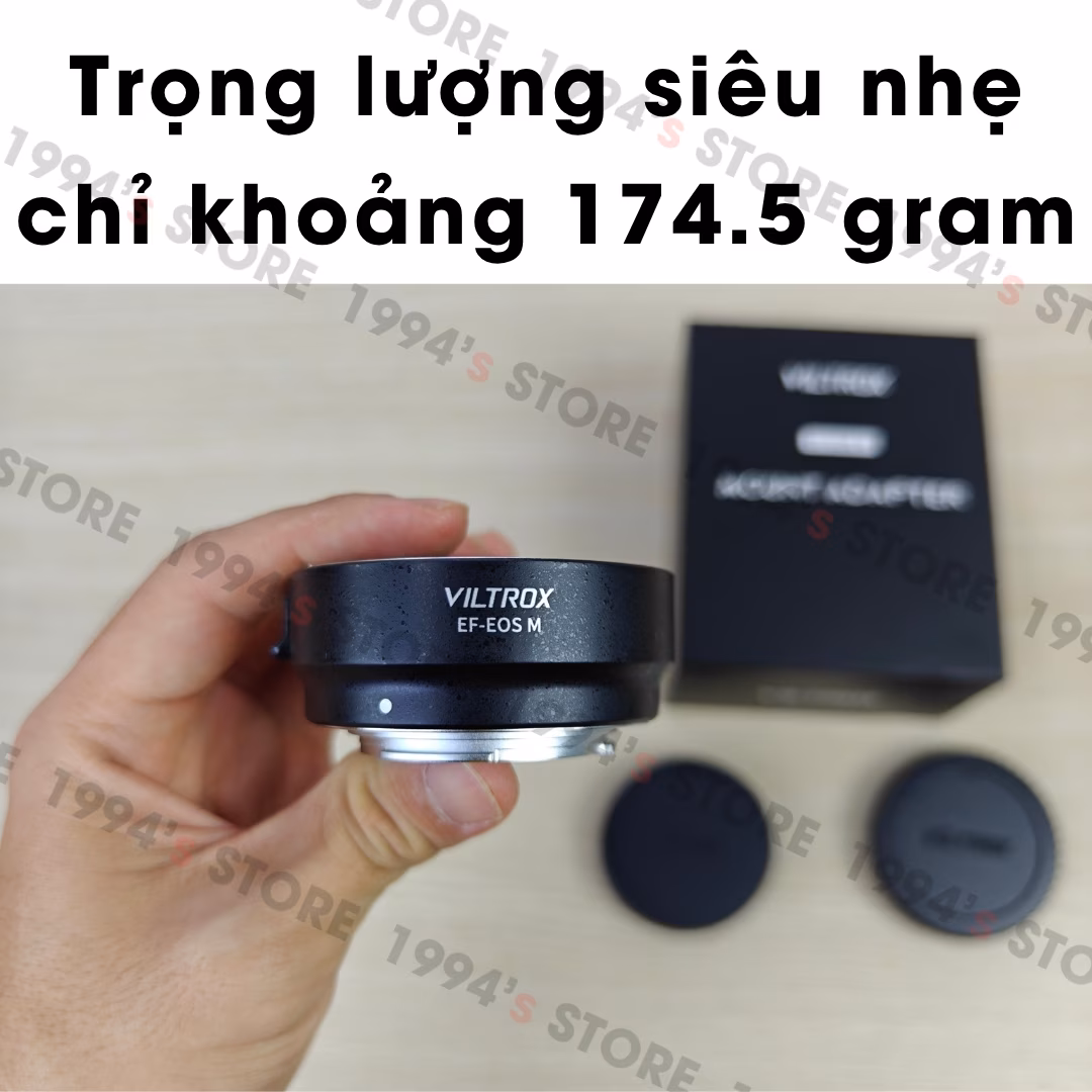 Tốc độ lấy nét ngàm chuyển Viltrox EF-EOS M