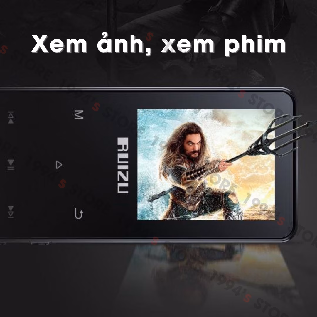 Máy Nghe Nhạc Học Tiếng Anh Ruizu D51 Bluetooth 8Gb | Lặp Đoạn A-B