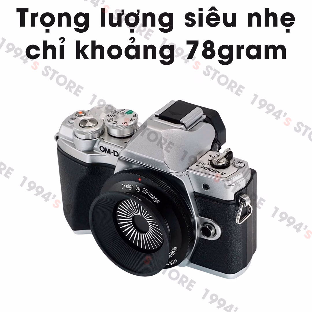 SG Image 18mm F6.3 APS-C Ultra Slim Pancake Sony E/Fujifilm X/Nikon Z/M43 - Chính Hãng