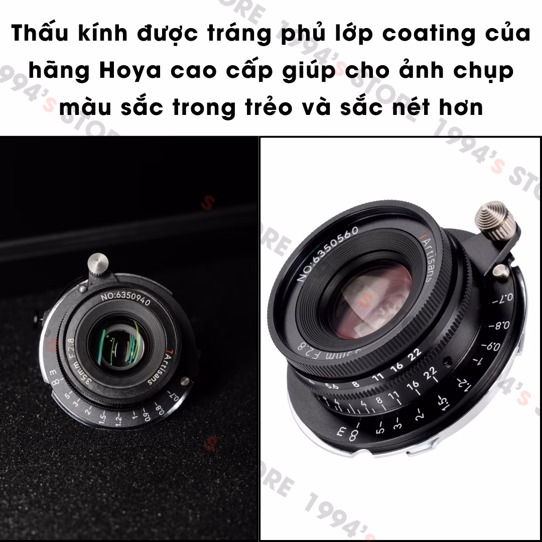 7Artisans 35mm F2.8 Full-Frame cho Leica M và Leica LTM (L39)