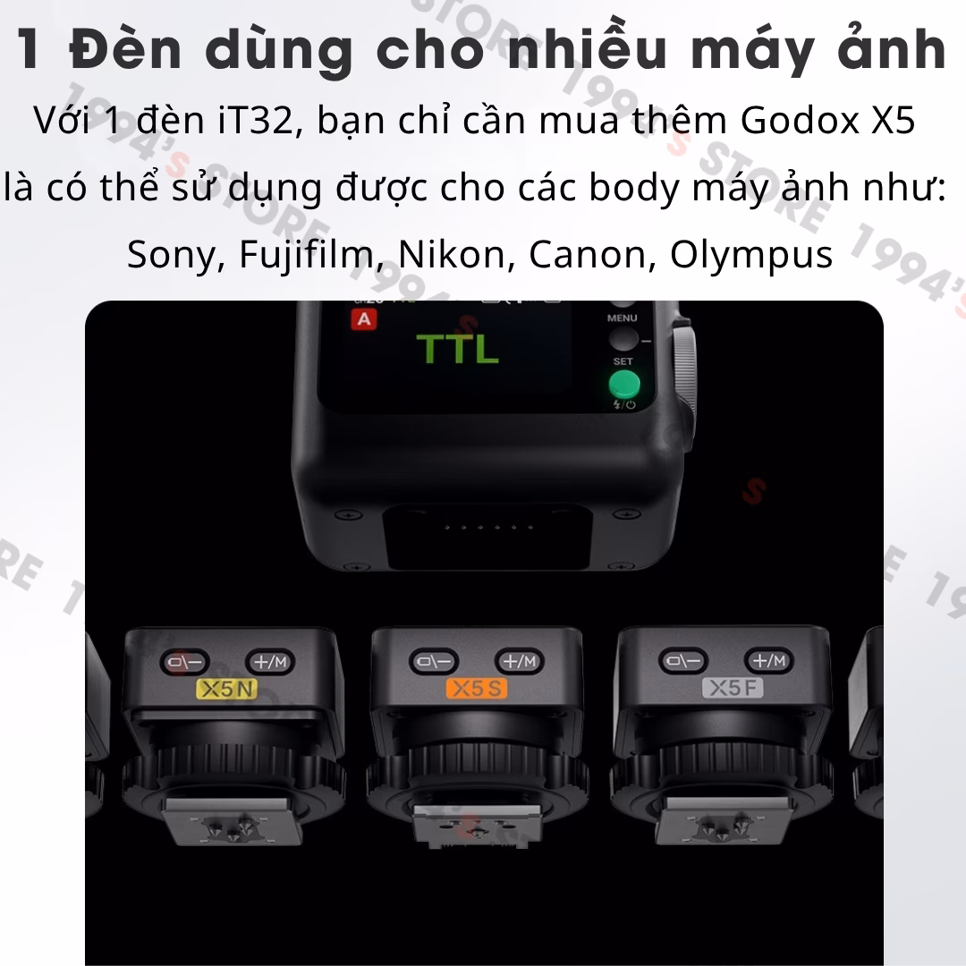 Bộ kích đèn Godox X5