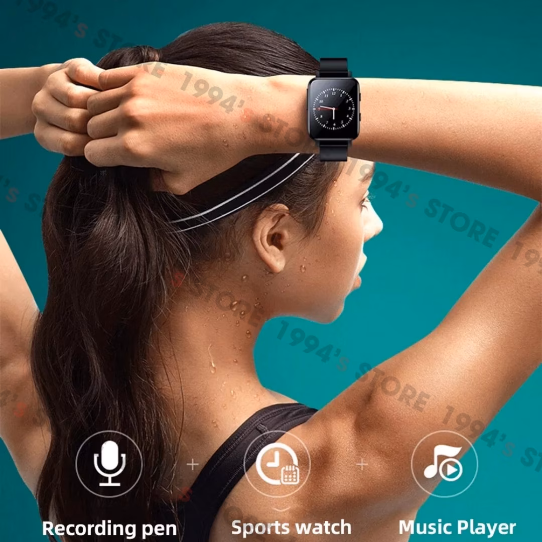 Máy Nghe Nhạc Benjie A80 (Bản Nâng Cấp) - Thiết Kế Đồng Hồ Đeo Tay, Bluetooth 5.2 - Chính Hãng