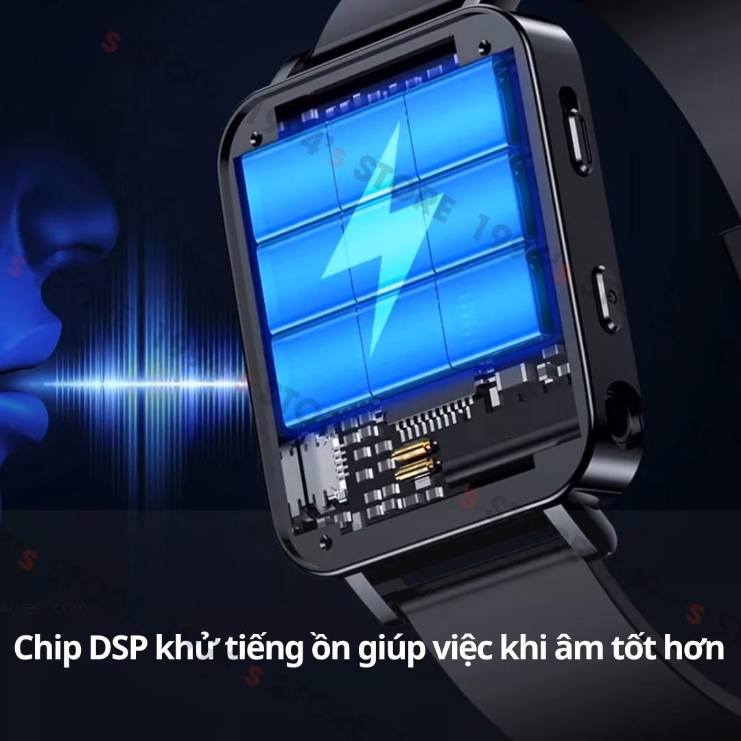 Máy Nghe Nhạc Benjie A80 (Bản Nâng Cấp) - Thiết Kế Đồng Hồ Đeo Tay, Bluetooth 5.2 - Chính Hãng