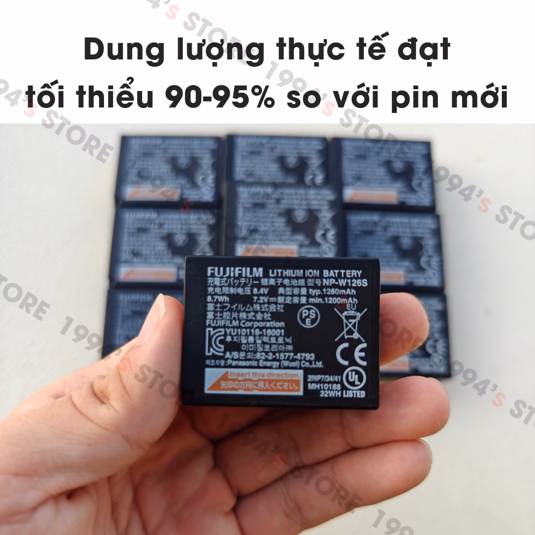 Pin Fujifilm NP W126s zin