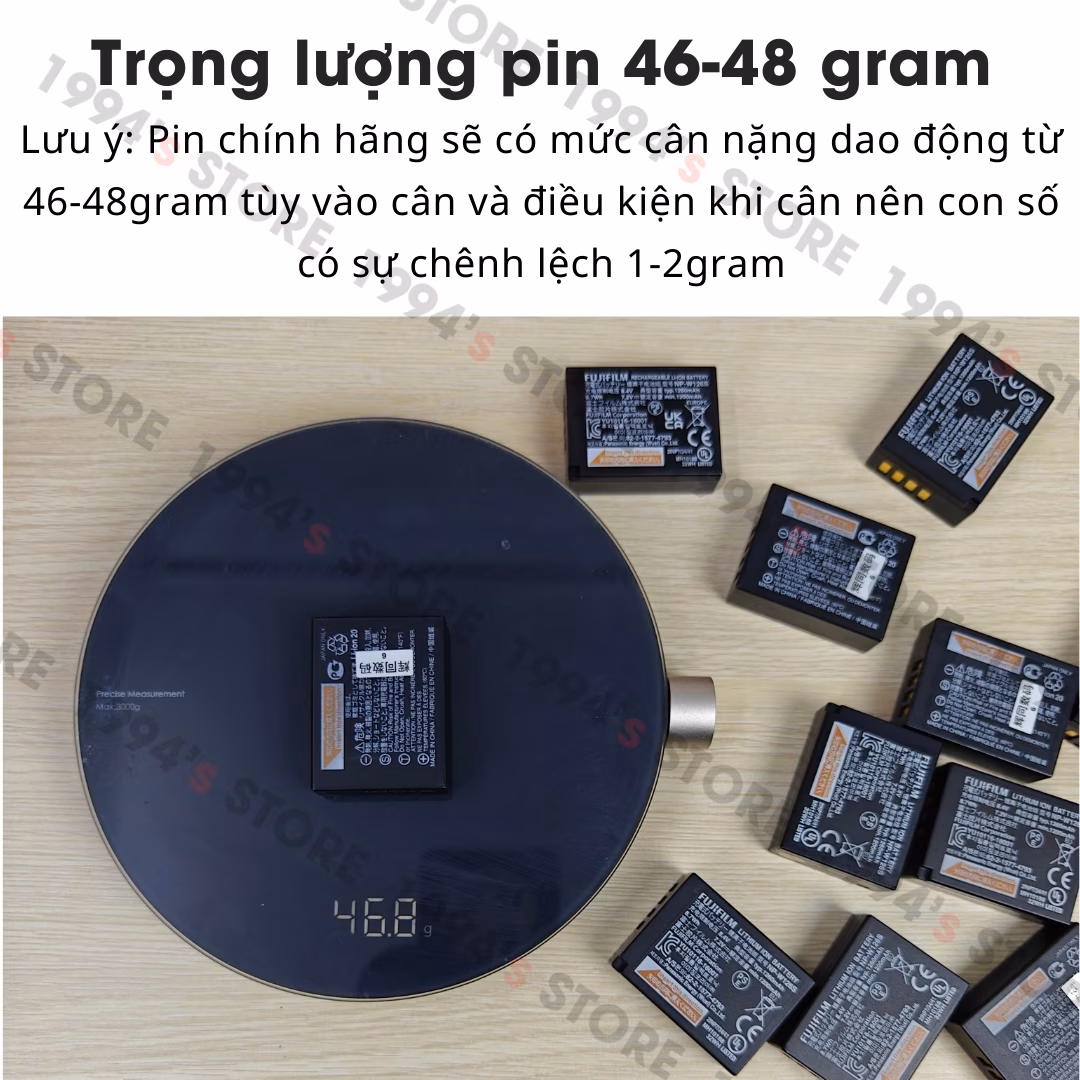 Pin Fujifilm NP-W126s bảo hành 1 đổi 1