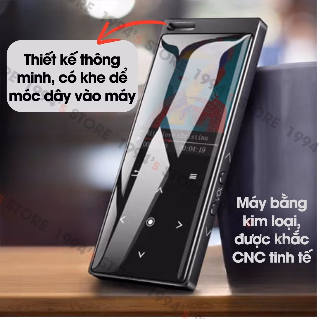 Máy Nghe Nhạc Benjie M3 Bluetooth 5.2 APTX – Kim Loại, Pin 80H, Loa Ngoài, Lossless – Chính Hãng