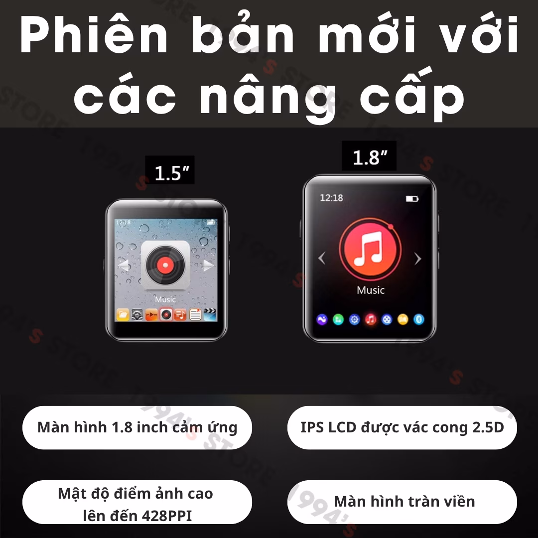 Máy Nghe Nhạc Benjie X1 Bluetooth 5.2 – Cảm Ứng, Loa Ngoài, Nhạc Lossless HiFi – Chính Hãng