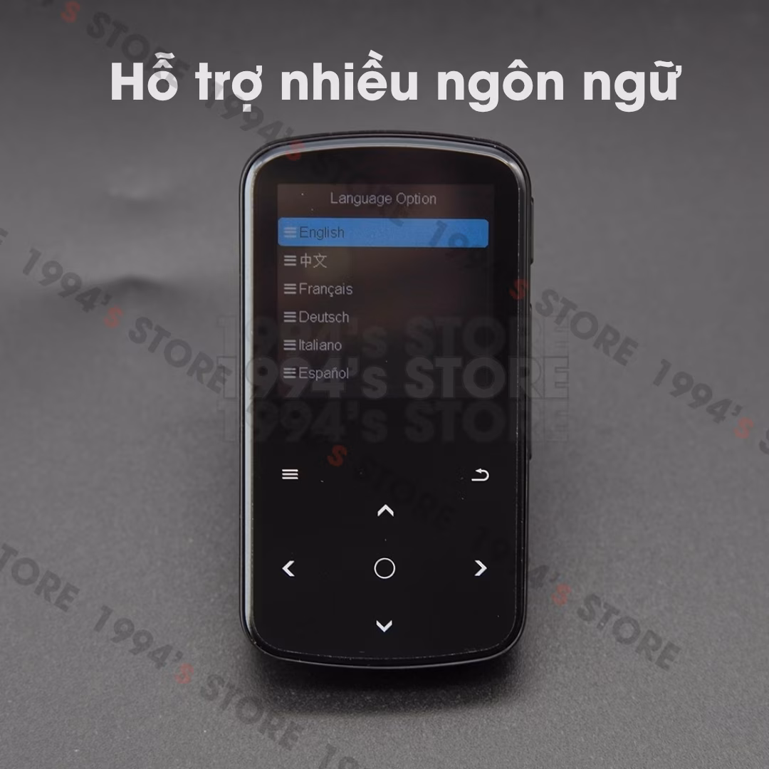 Máy Nghe Nhạc Benjie M9 Bluetooth 5.2 - Màn Hình Cảm Ứng, Hỗ Trợ Đếm Bước Chân - Chính Hãng Phân Phối