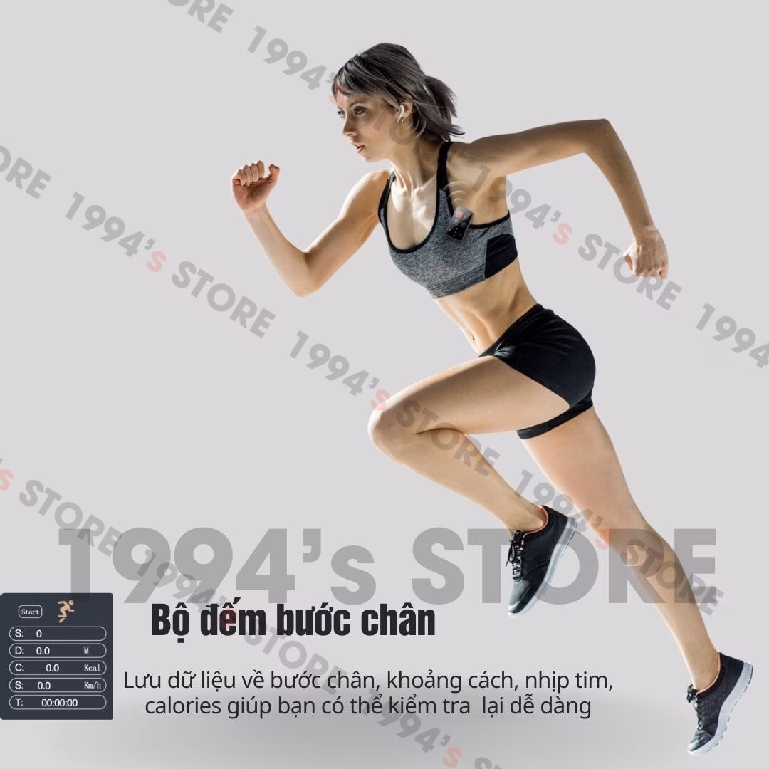 Máy Nghe Nhạc Benjie M9 Bluetooth 5.2 - Màn Hình Cảm Ứng, Hỗ Trợ Đếm Bước Chân - Chính Hãng Phân Phối