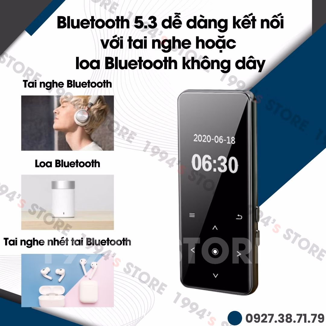 Máy Nghe Nhạc Benjie M10 Bluetooth 5.2 APTX - Chính Hãng