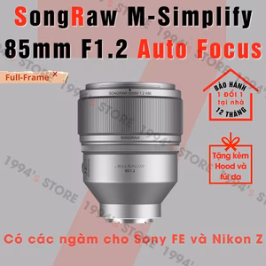 Ống kính SongRaw M-Simplify 85mm F1.2 AF Full-Frame Sony/Nikon Z/Leica L