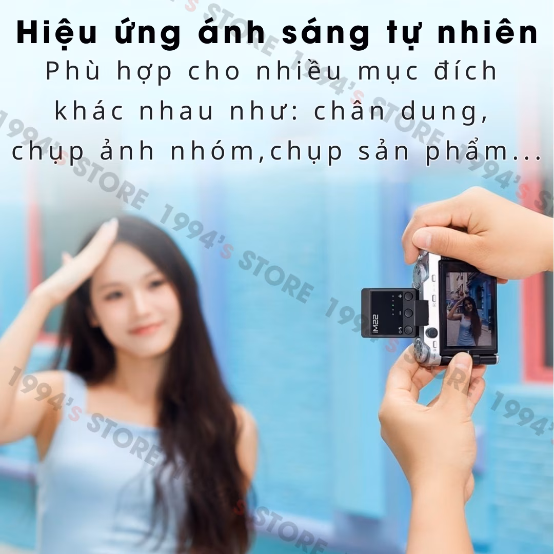 Đèn Flash Mini Siêu Nhỏ Gọn Godox iM22 Pin Sạc | Phù Hợp Mọi Máy Ảnh