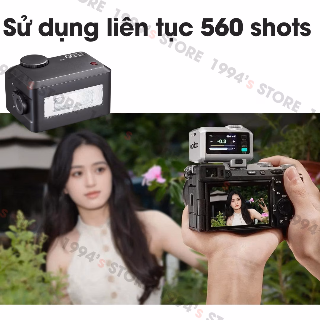 Đèn Flash Godox iT30 Pro Cho Sony Canon Nikon Fujifilm - iT30Pro Mini Flash TTL
