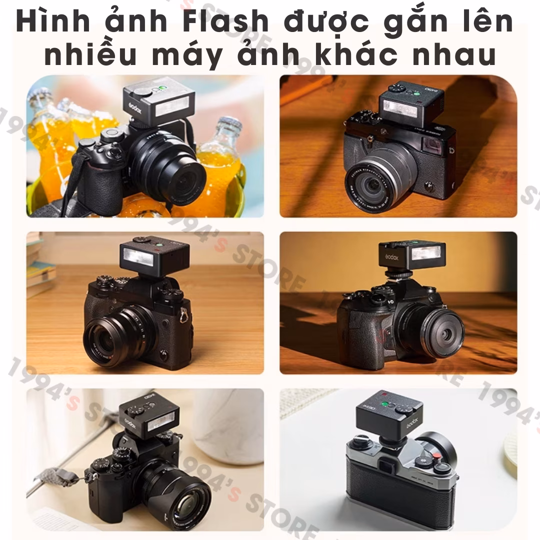 Đèn Flash Mini Godox iM30 Phong Cách Retro For All Camera