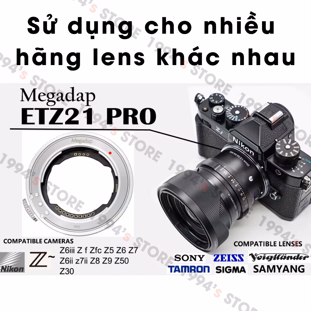 Ngàm Megadap ETZ21 Pro