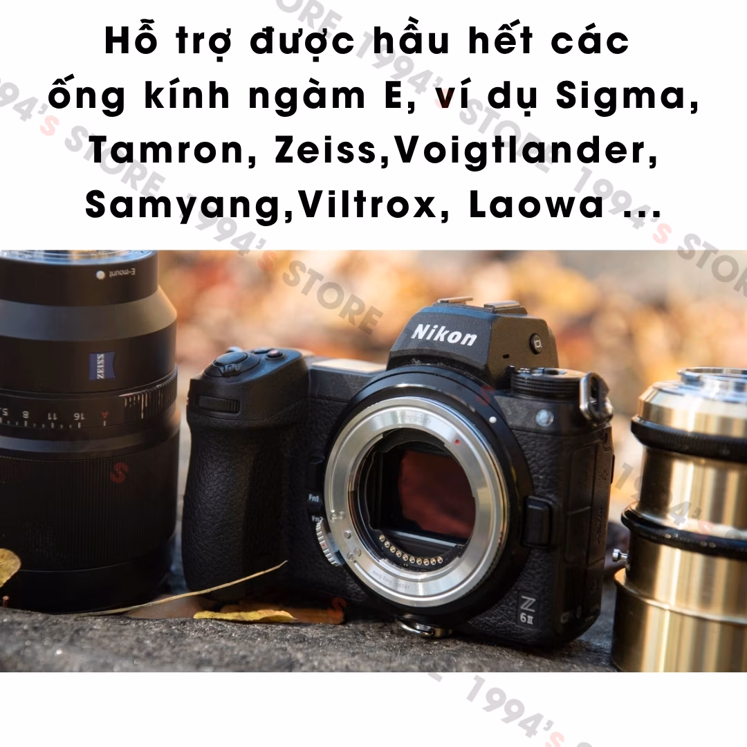 Ngàm chuyển Megadap ETZ21 Pro Sony E sang Nikon Z - Chính hãng
