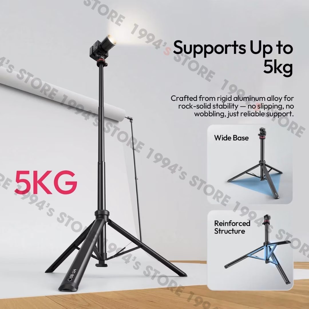 Chân máy Tripod tự động mở Ulanzi MT-80 - Tải 5Kg Cao 2,13m